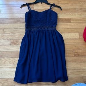 Blue formal dress from Macys size small